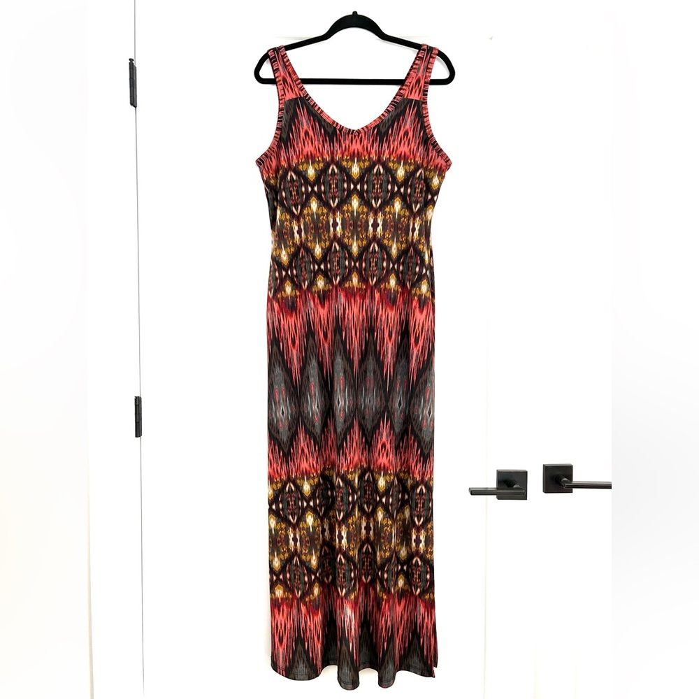 Karen Kane Ikat XL long jersey dress